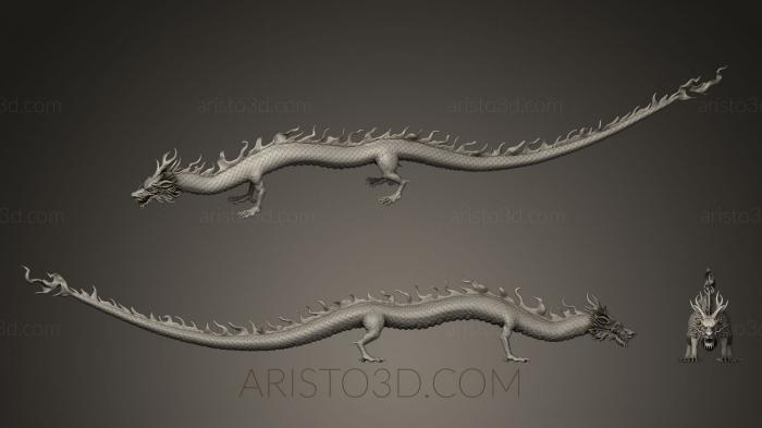 Figurines of griffins and dragons (STKG_0025) 3D model for CNC machine